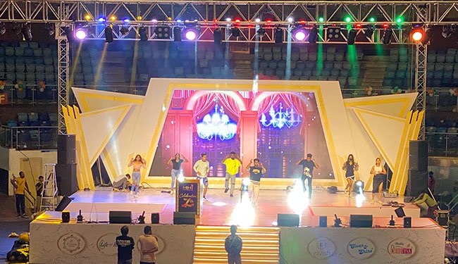 LED Wall Stage Setup